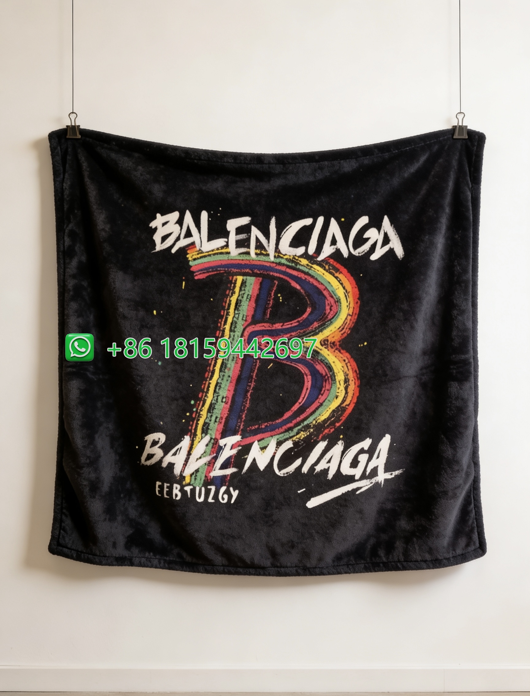 Balenciaga Throw Blankets